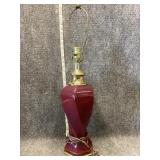 Burgundy Table lamp