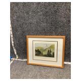 Framed artwork