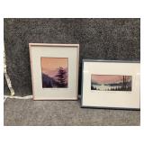 Framed Signed artwork (2)