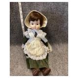 Vintage Porcelain Doll