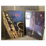 saxophone &  Trumpet wall Art