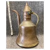 Turkish copper coffee or water pot