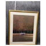Wall Art  'Le Banc Blanc'