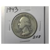1943 Washington Quarter