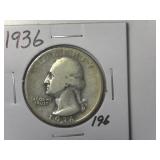 1936 Washington Quarter