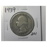 1939 Washington Quarter