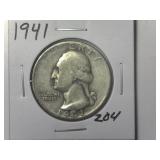 1941 Washington Quarter