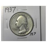 1937 Washington Quarter