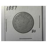 1887 Liberty V-Nickel
