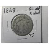 1868 Shield Nickel