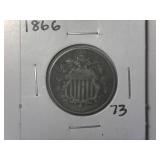 1866 Shield Nickel