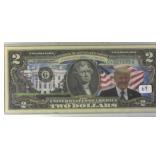 Trump Stamped $2 US Note