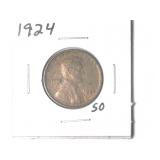 1924 Lincoln Wheat Cent