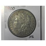 1900 Morgan Silver Dollar