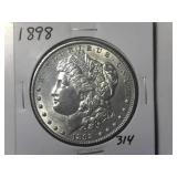 1898 Morgan Silver Dollar