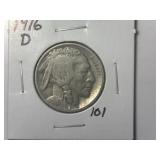 1916-D Buffalo Nickel