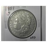 1881-O Morgan Silver Dollar