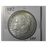 1882-S Morgan Silver Dollar