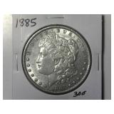 1885 Morgan Silver Dollar
