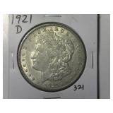 1921-D Morgan Silver Dollar