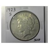 1923-S Peace Silver Dollar