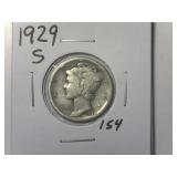 1929-S Mercury Dime