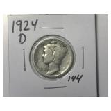 1924-D Mercury Dime