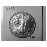 2016 One Ounce American Silver Eagle Dollar
