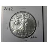 2012 One Ounce American Silver Eagle Dollar