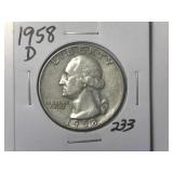 1958-D Washington Quarter