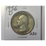 1956-D Washington Quarter
