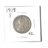 1918-S Lincoln Wheat Cent