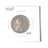 1920 Lincoln Wheat Cent