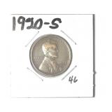 1920-S Lincoln Wheat Cent