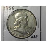 1956 Franklin  Half Dollar