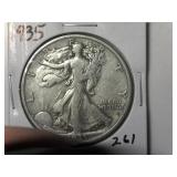 1935 Walking Liberty  Half Dollar