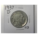 1937-D Buffalo Nickel
