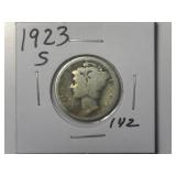 1923-S Mercury Dime