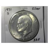1971-S 40% Silver IKe Dollar