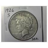 1926-S Peace Silver Dollar