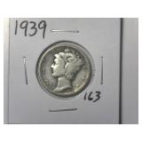 1939 Mercury Dime