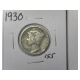 1930 Mercury Dime