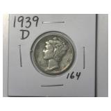 1939-D Mercury Dime