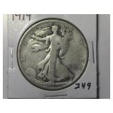 1919 Walking Liberty  Half Dollar