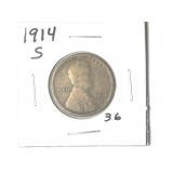 1914-S Lincoln Wheat Cent