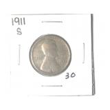 1911-S Lincoln Wheat Cent