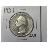 1951 Washington Quarter