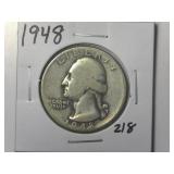 1948 Washington Quarter