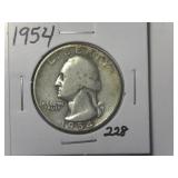 1954 Washington Quarter