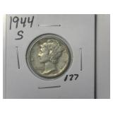 1944-S Mercury Dime